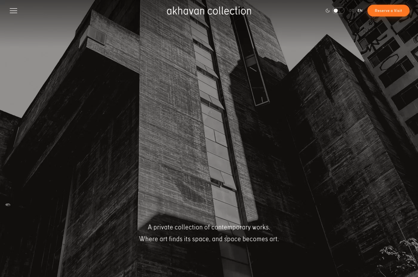 Collection Akhavan website